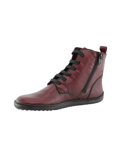 BOTIN BAREFOOT CORDONED Y CREMALLERA BURDEOS VIVANT