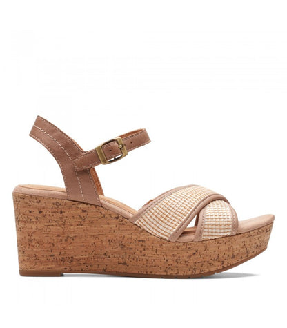 CLARKS SANDALIA ELLERI PLUM PRALINE