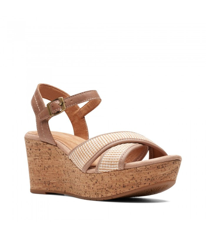 CLARKS SANDALIA ELLERI PLUM PRALINE