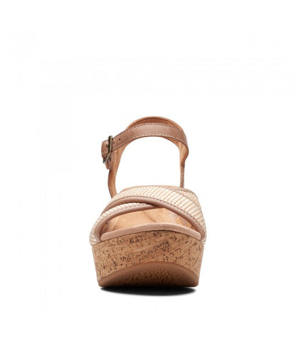 CLARKS SANDALIA ELLERI PLUM PRALINE