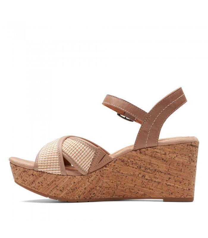 CLARKS SANDALIA ELLERI PLUM PRALINE