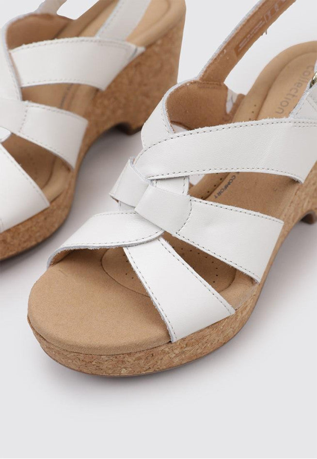 CLARKS SANDALIA GISELLE BEACH BLANCO