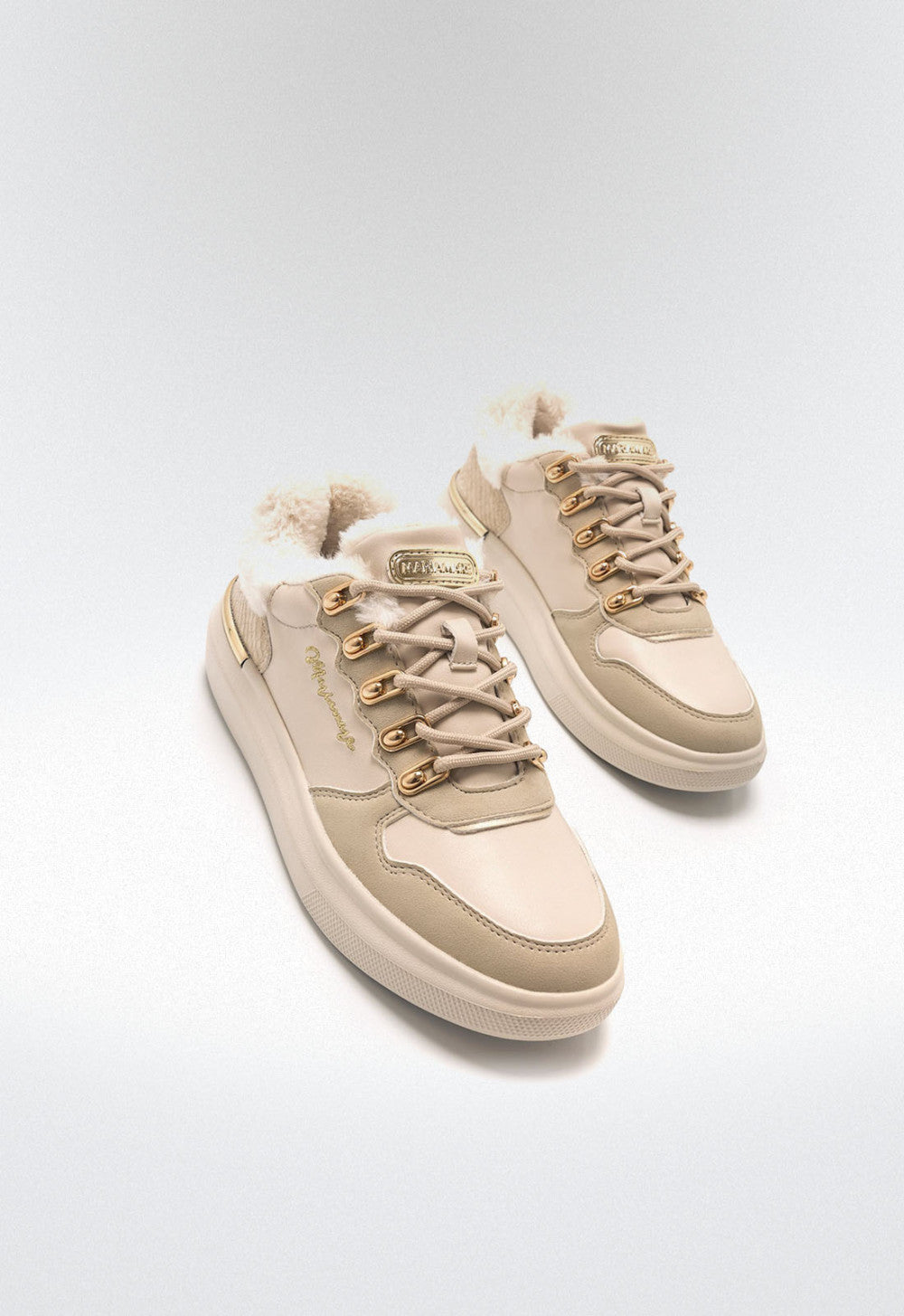 MARIAMARE ZAPATILLA 63357 BEIGE