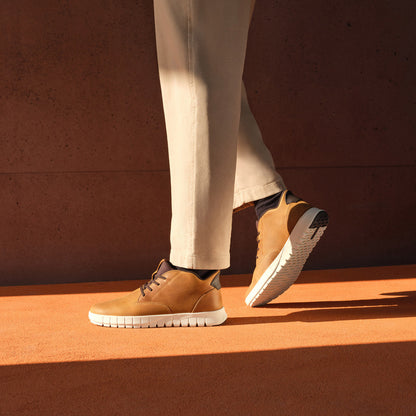 BOTIN GEOX FLEXTRIDE PLUS HOMBRE MARRON