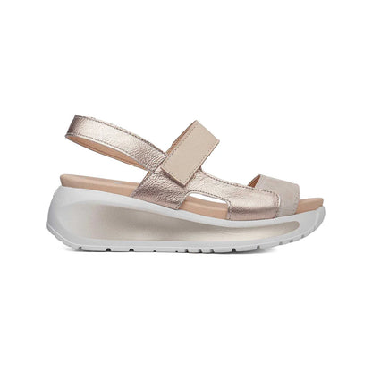 SANDALIA CALLAGHAN 35204 BERTA BLANCO ORO