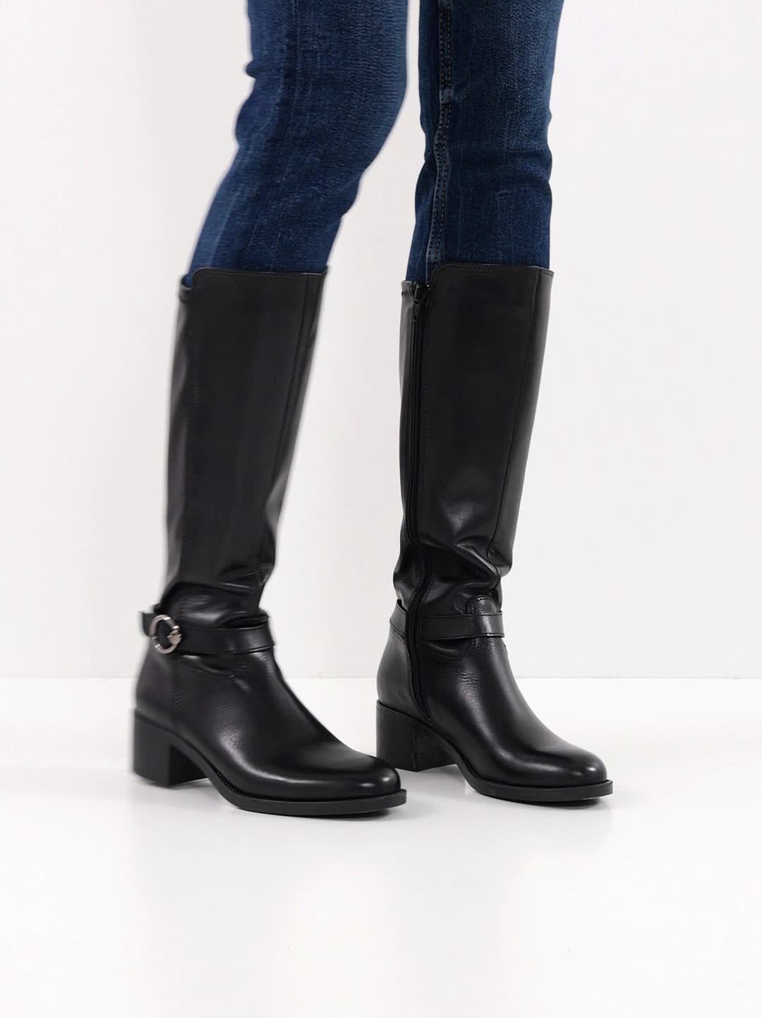 BOTA TAMARIS TACON NEGRO 1-25537-41