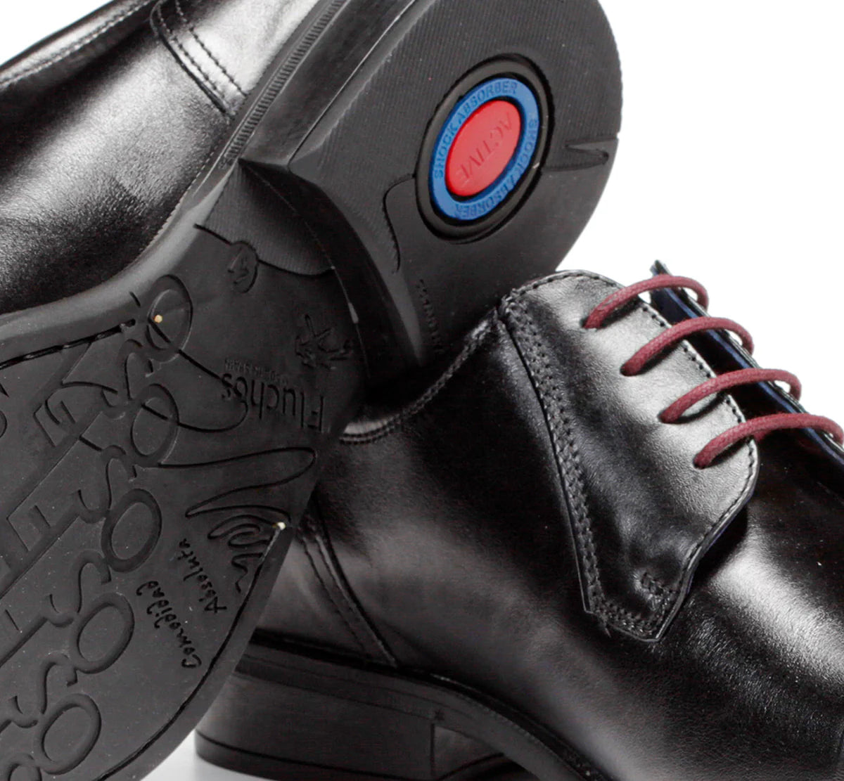 ZAPATO FLUCHOS NEGRO HERACLES 8412