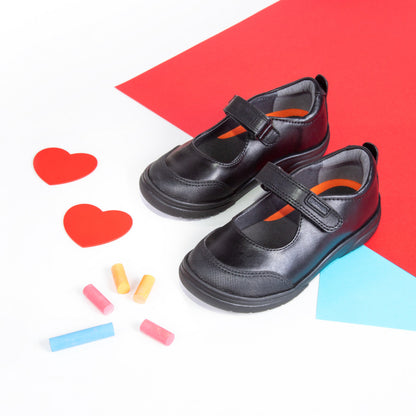 ZAPATO COLEGIAL GARVIALIN AZUL PARA NIÑA 211700-B