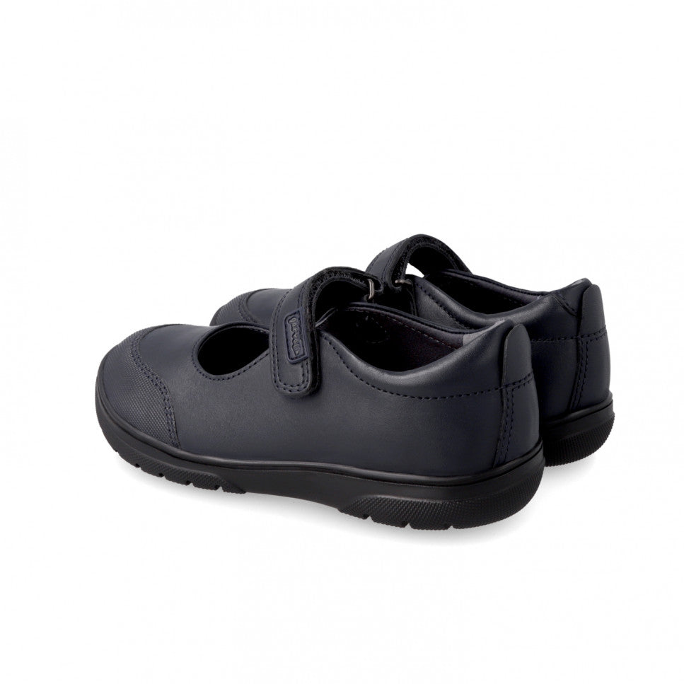 ZAPATO COLEGIAL GARVIALIN AZUL PARA NIÑA 211700-B